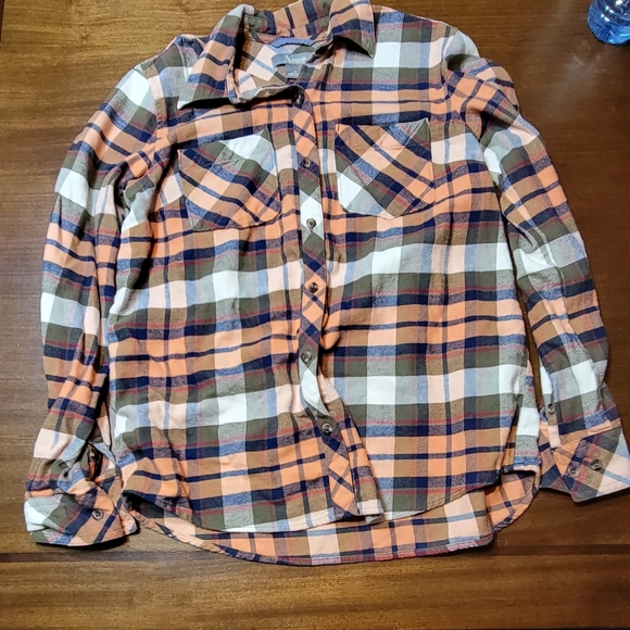 Natural Reflections Long-Sleeve Brushed Flannel Shirt NWOT - Picture 2 of 5